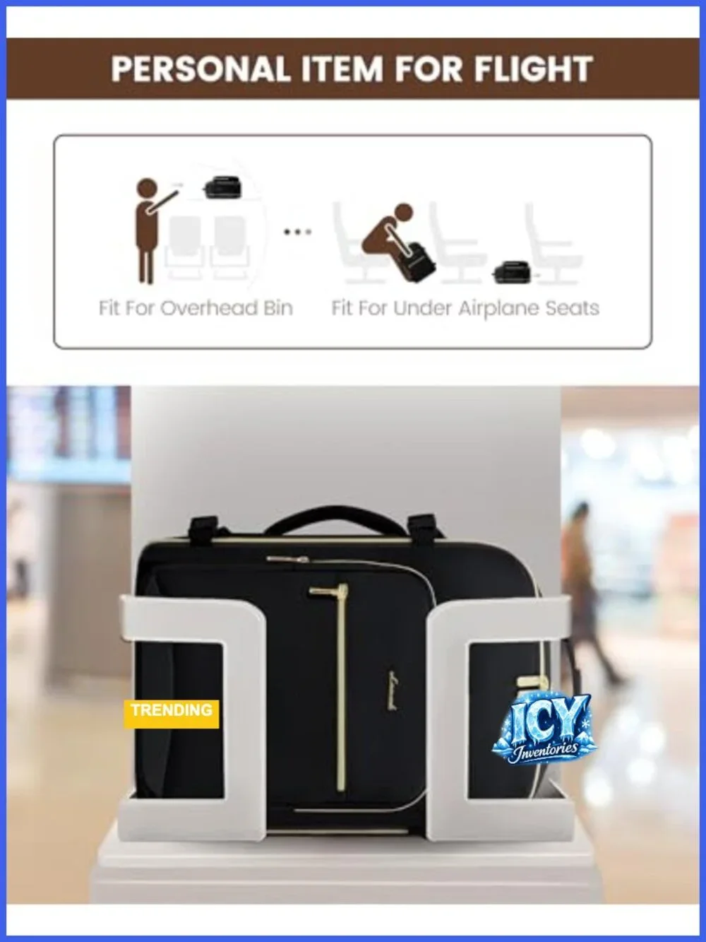 40L Travel Backpack Flight Approved Carry On with Packing Cubes